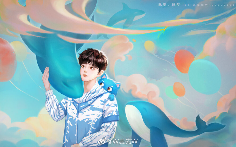 肖战动漫头像壁纸精选 当璀璨星光跃然二次元